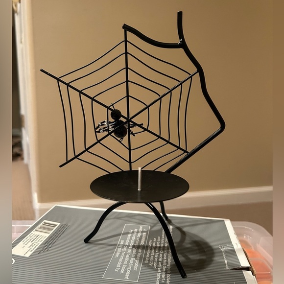 Black Spider Web Holiday Decor - Picture 3 of 4